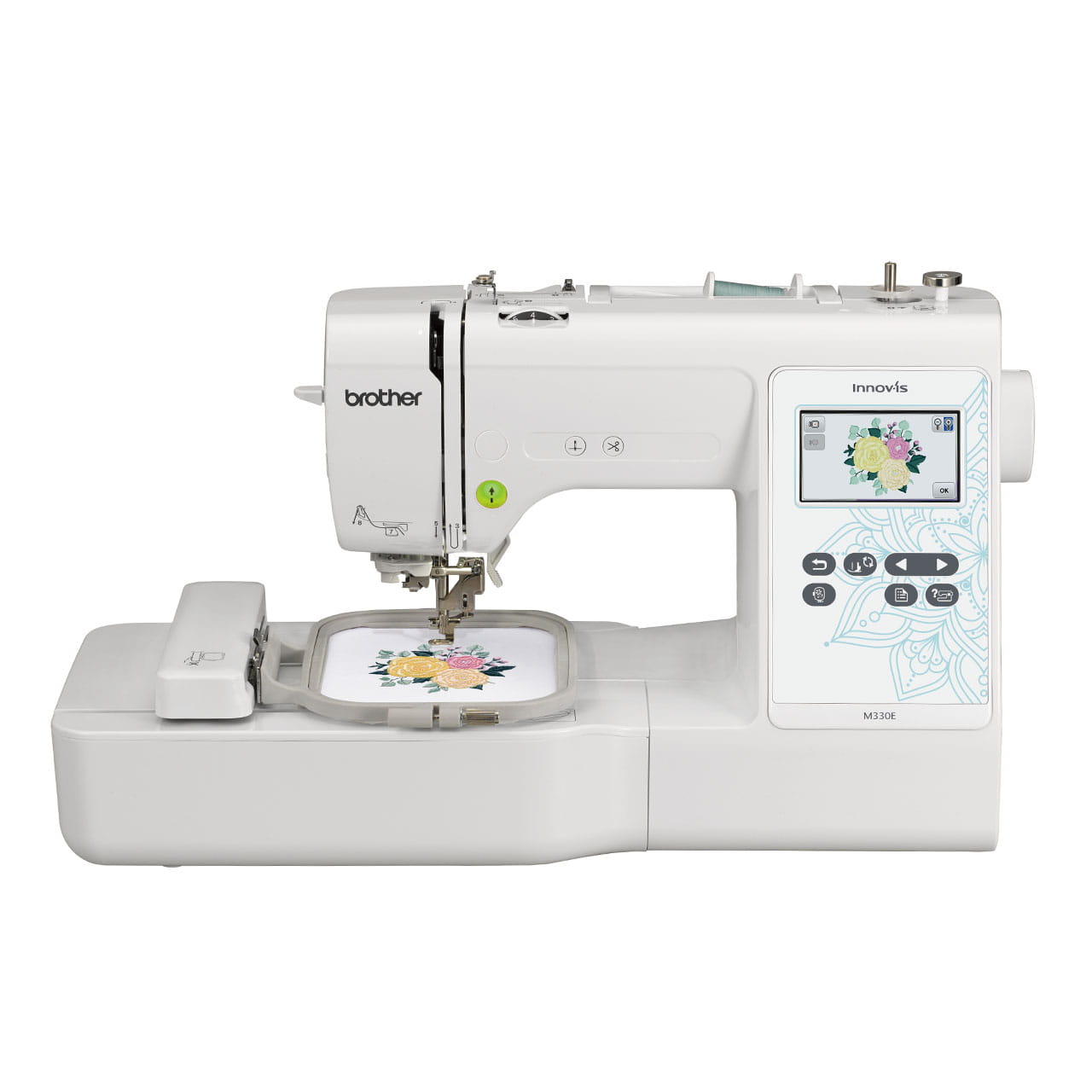 Brother Innov-is M330E จักรปัก มุมมองด้านหน้า