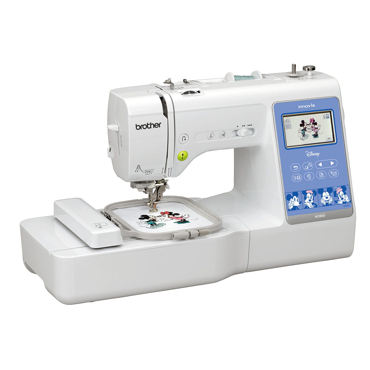 Brother Innov-is M380D จักรเย็บ ปัก และควิลท์ มุมมองด้านข้างขวา1