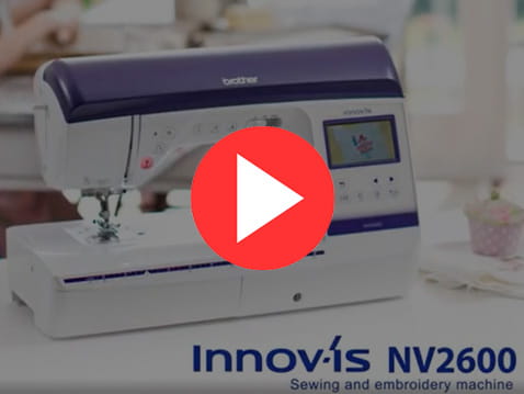 Brother Stellaire sewing machine with teal overlay