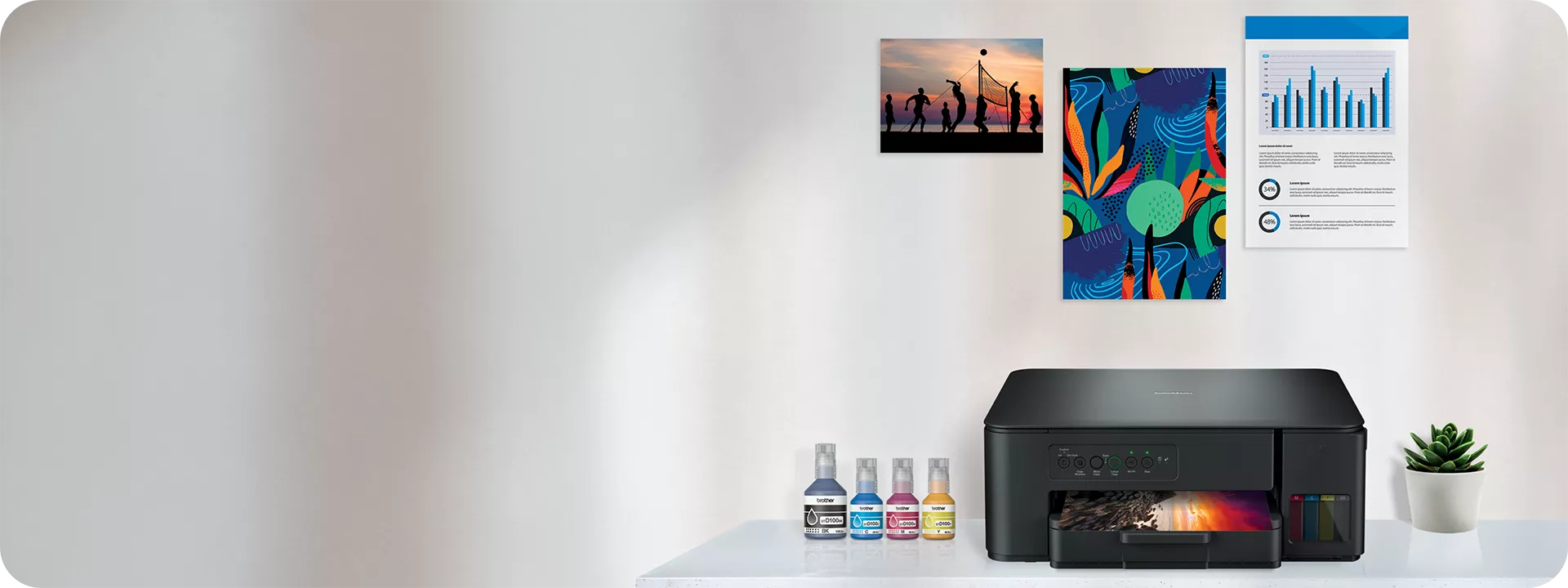 4th Ink Design Brother 4th Generation Ink Tank Printers | Brother Thailand
