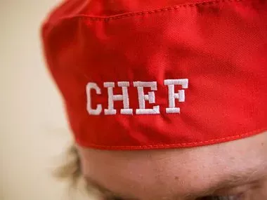 Embroidery chef hat