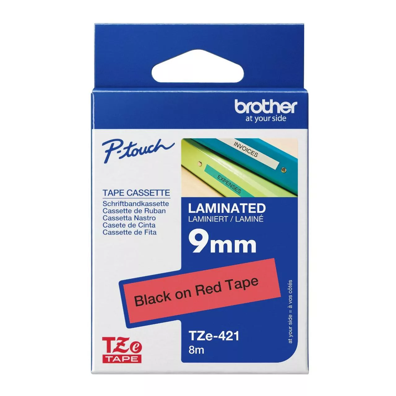 Brother TZe-421 Genuine Label Printer (Label Maker) Tape 1