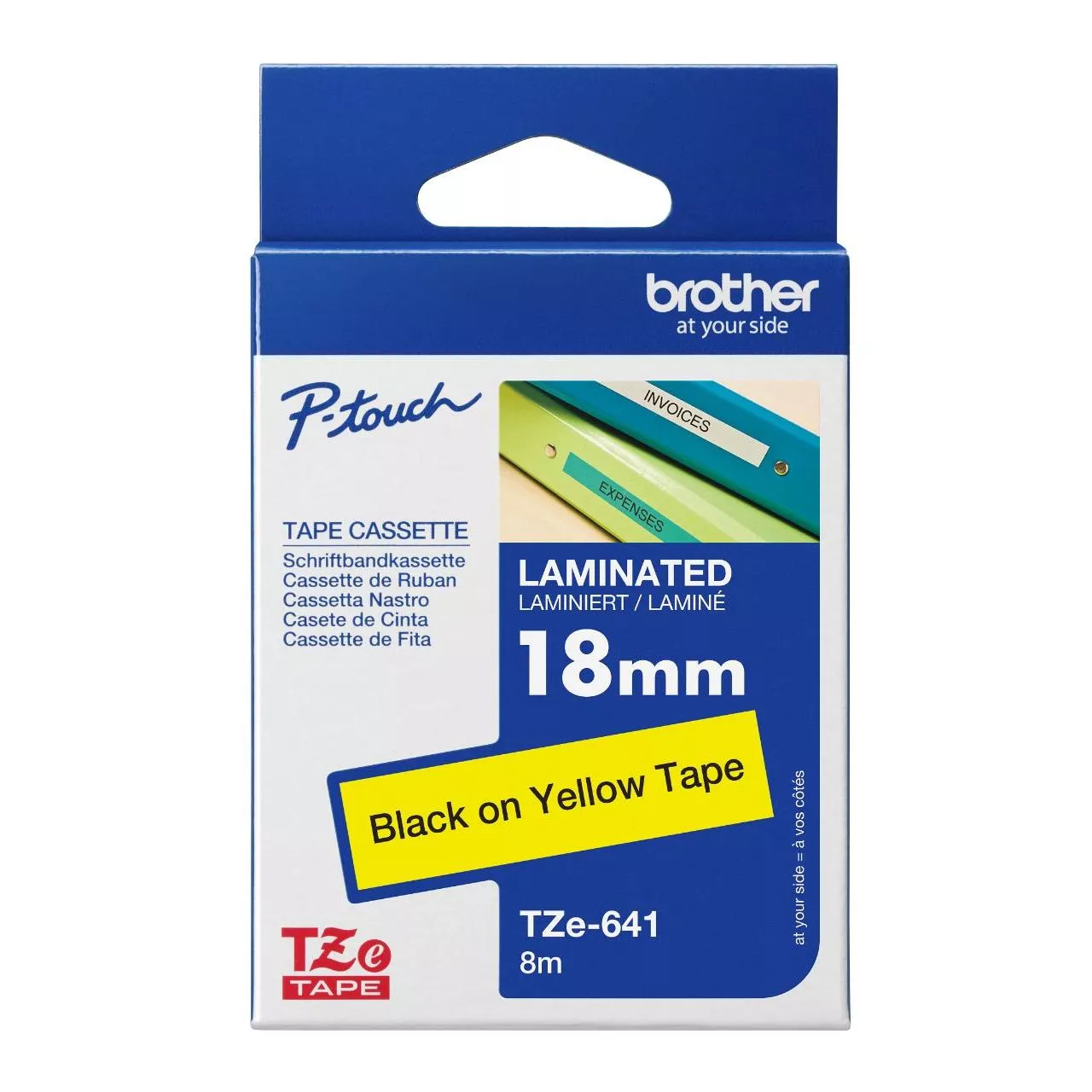 Brother TZe-641 Genuine Label Printer (Label Maker) Tape 1