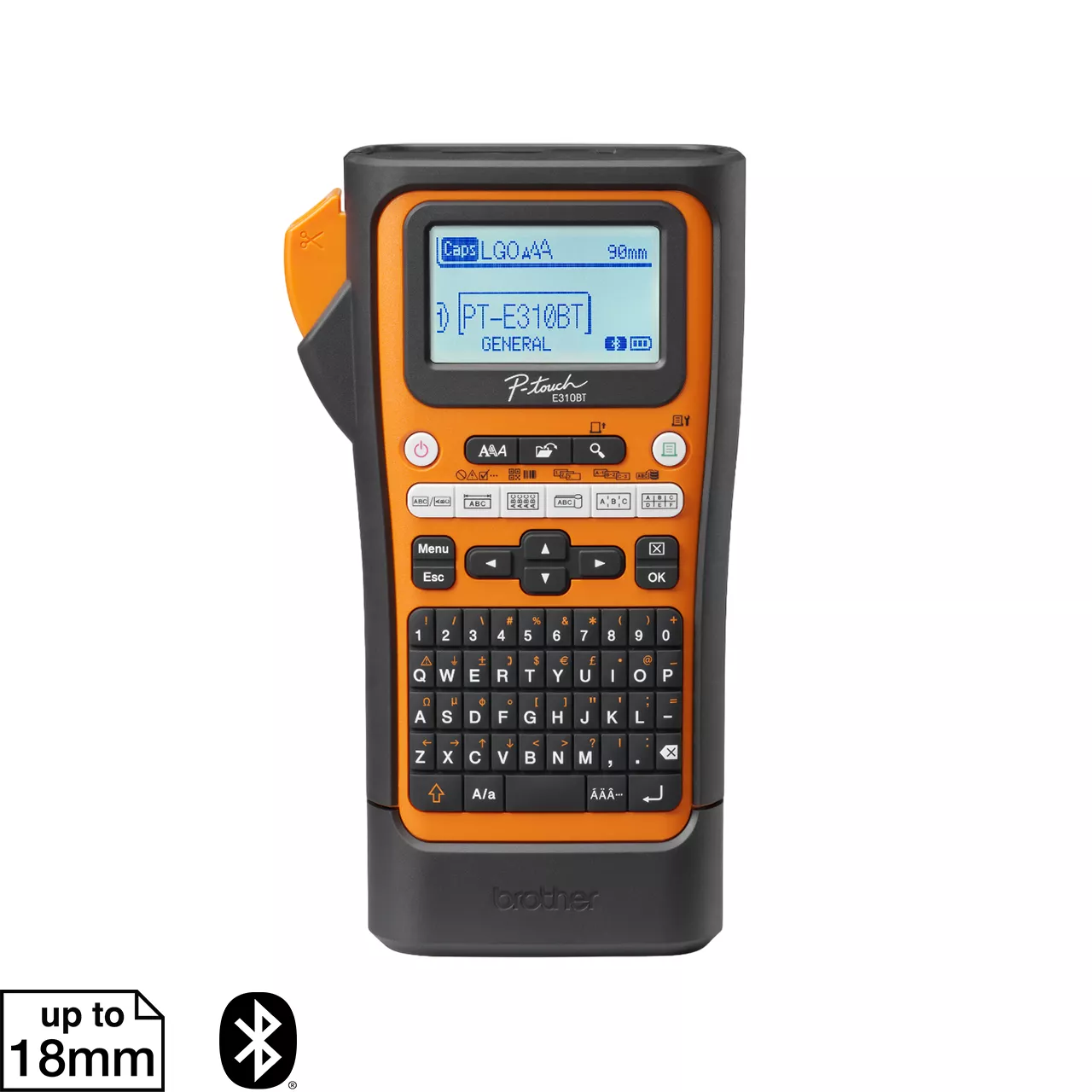 Brother PT-E310BTVP Label Printer (Label Maker) Front View