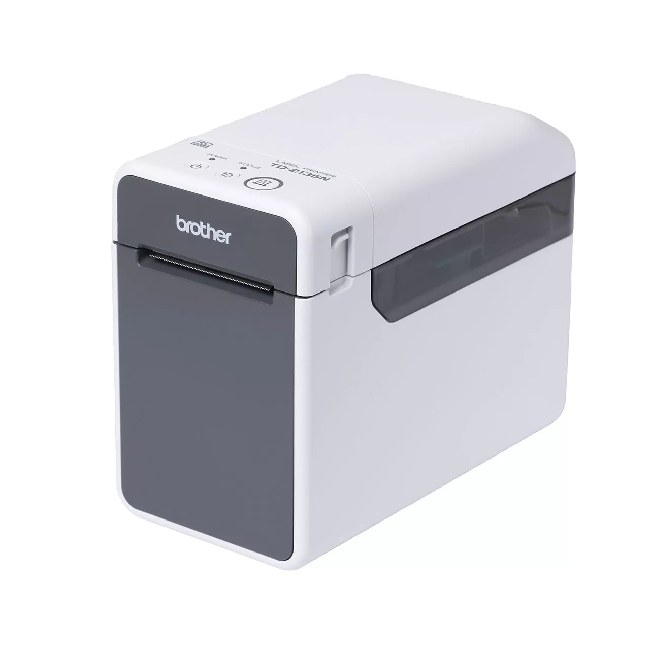 Brother TD-2135N เครื่องพิมพ์ฉลาก มุมมองด้านข้างซ้าย