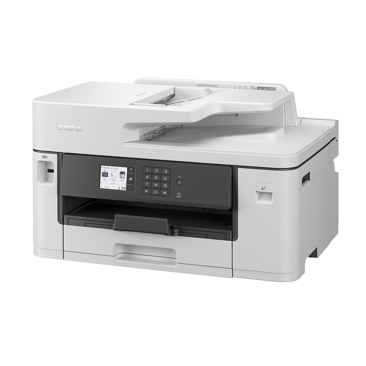 Brother MFC-J2340DW เครื่องพิมพ์อิงค์เจ็ท มุมมองด้านข้างซ้าย