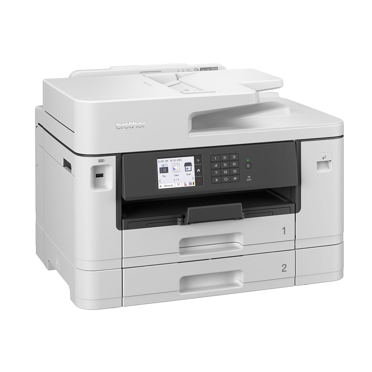 Brother MFC-J2740DW เครื่องพิมพ์อิงค์เจ็ท มุมมองด้านข้างขวา