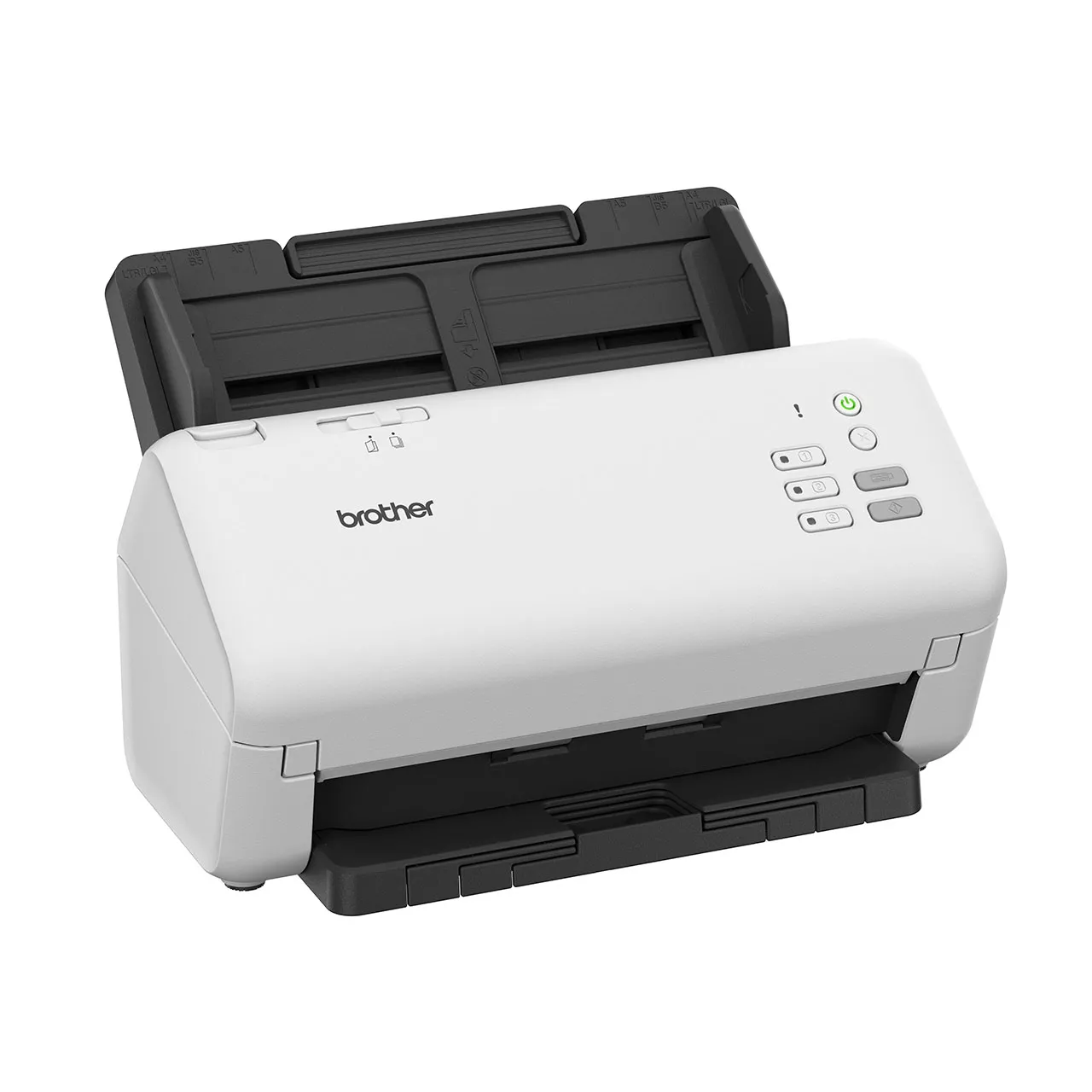 Brother ADS-4300N High-Speed Network Document Scanner – right-side view