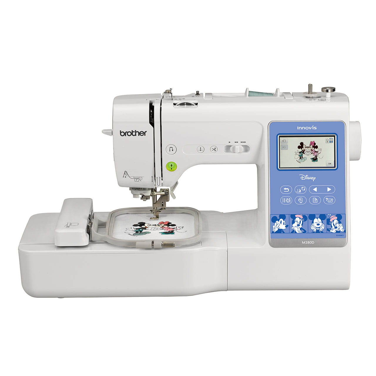 Brother Innov-is M380D จักรเย็บ ปัก และควิลท์ มุมมองด้านหน้า1