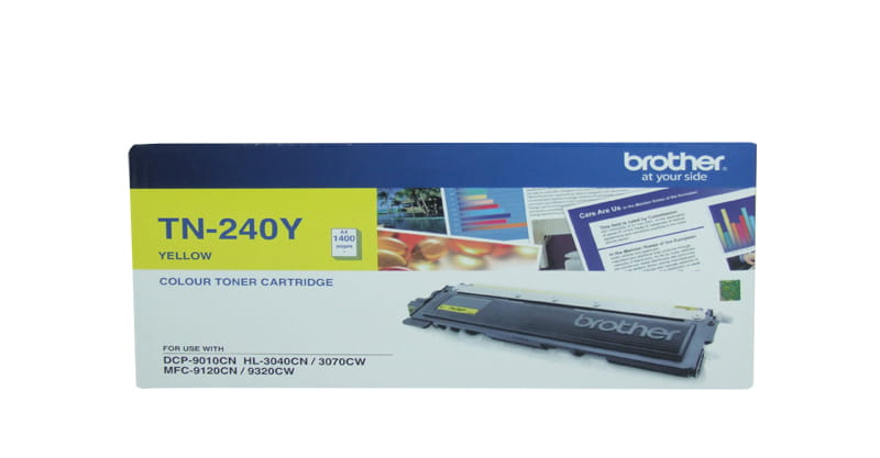 Brother TN240Y Genuine Toner Cartridge 1