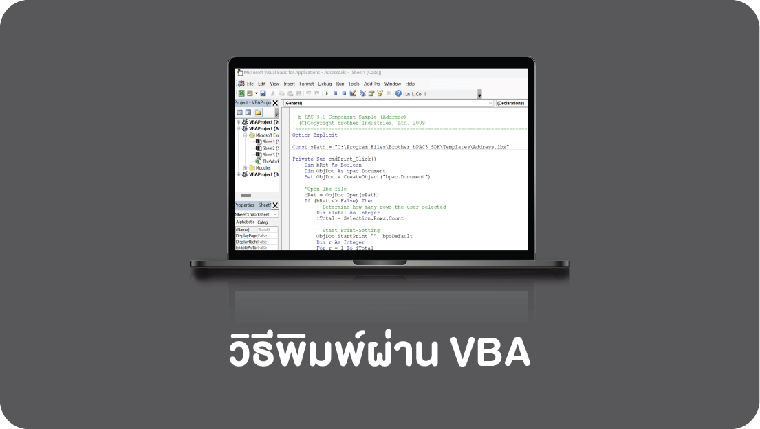 TH_How to Print Through VBA