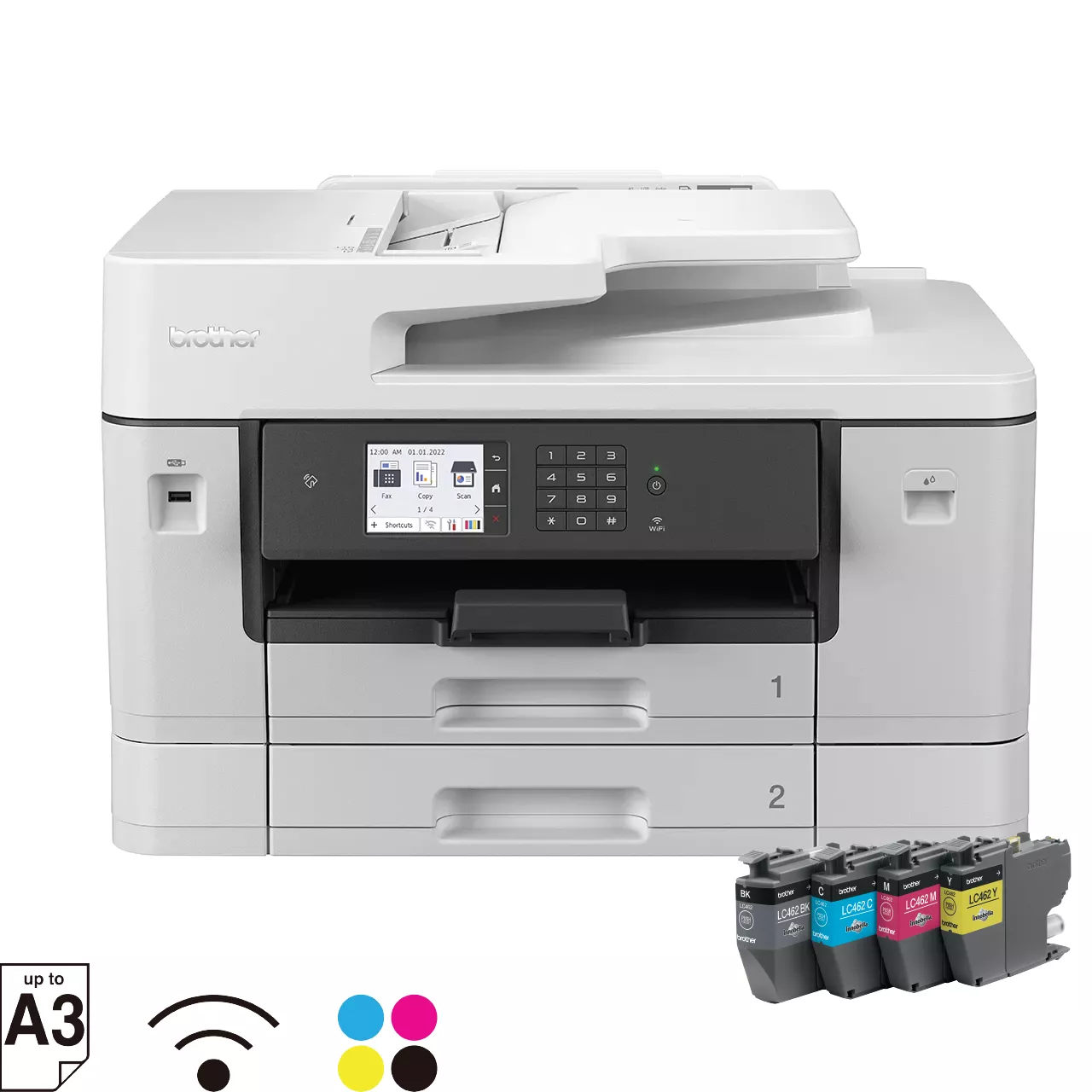 Brother MFC-J3940DW Inkjet Printer Front View