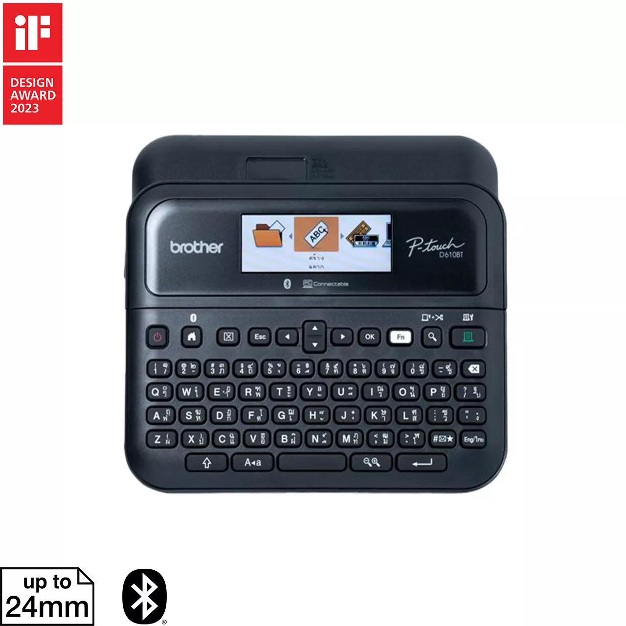 Label Printer PT-D610BT -Front View
