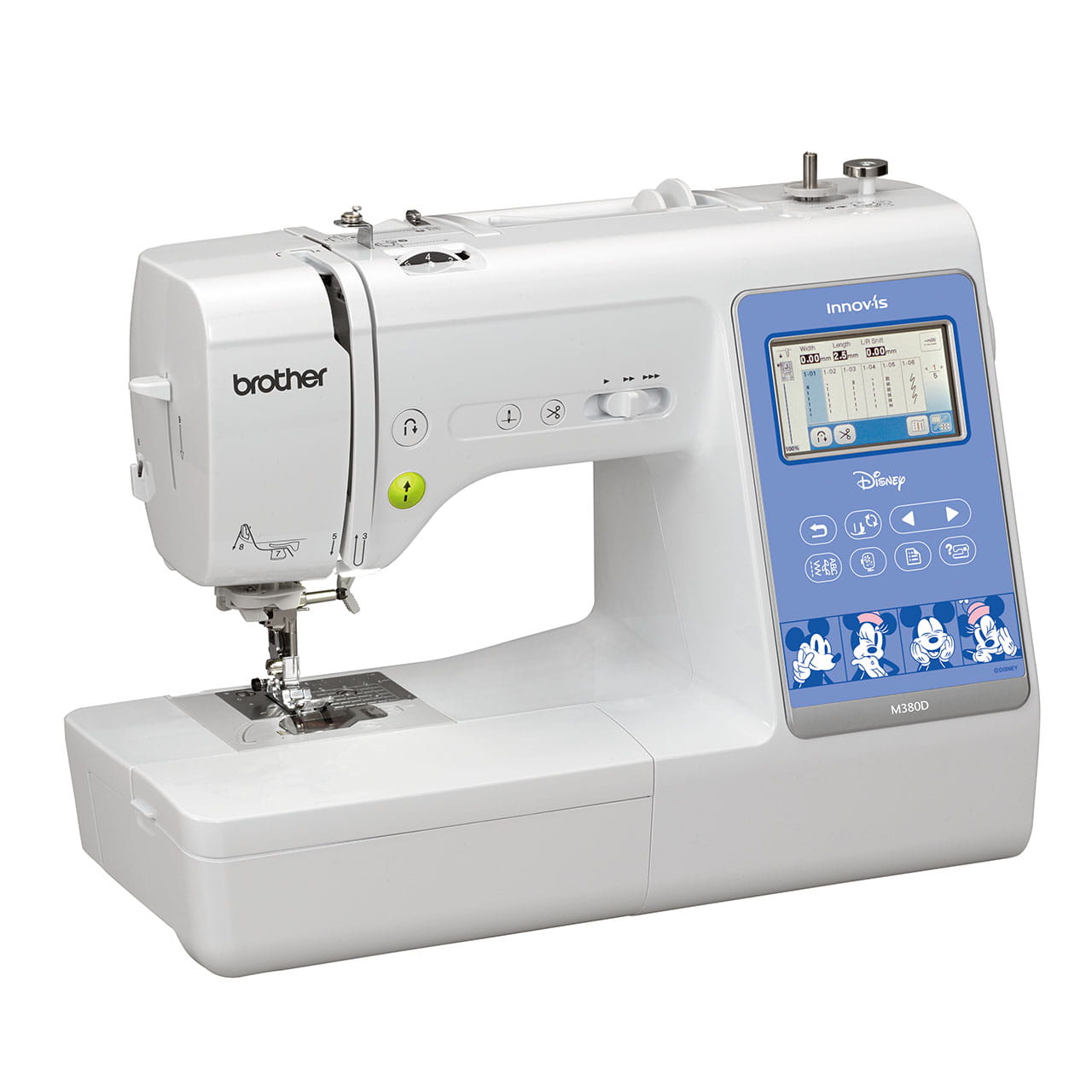 Brother Innov-is M380D จักรเย็บ ปัก และควิลท์ มุมมองด้านข้างขวา2